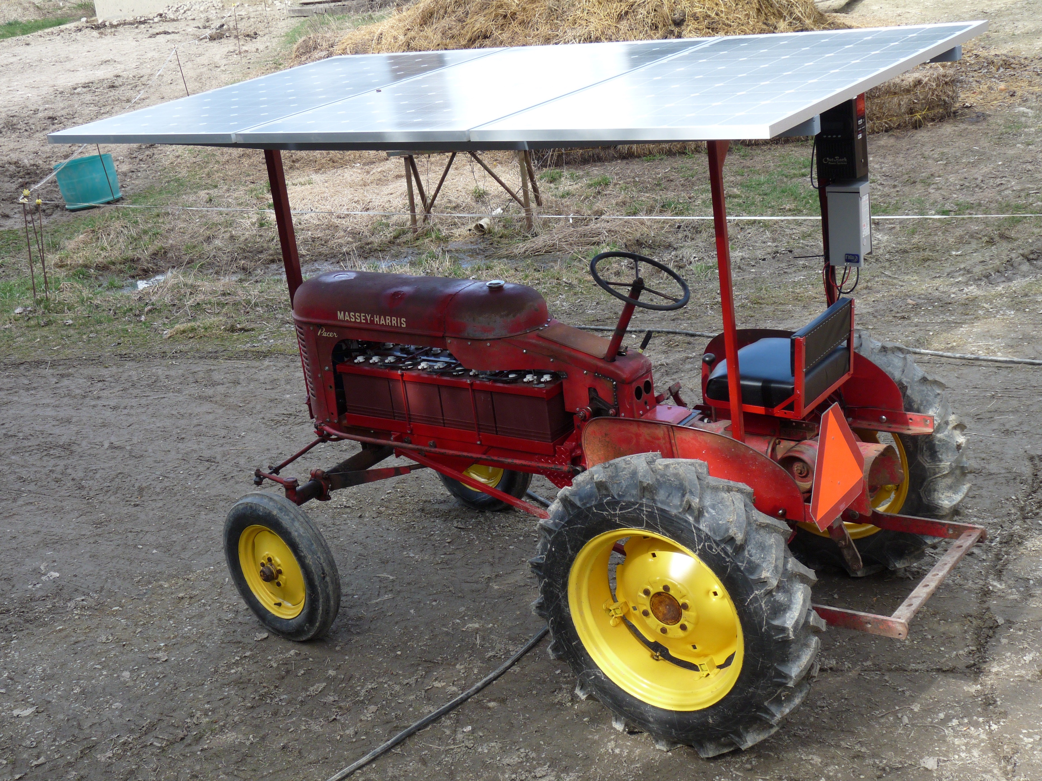 solar electric tractor Sparky Farm Hack