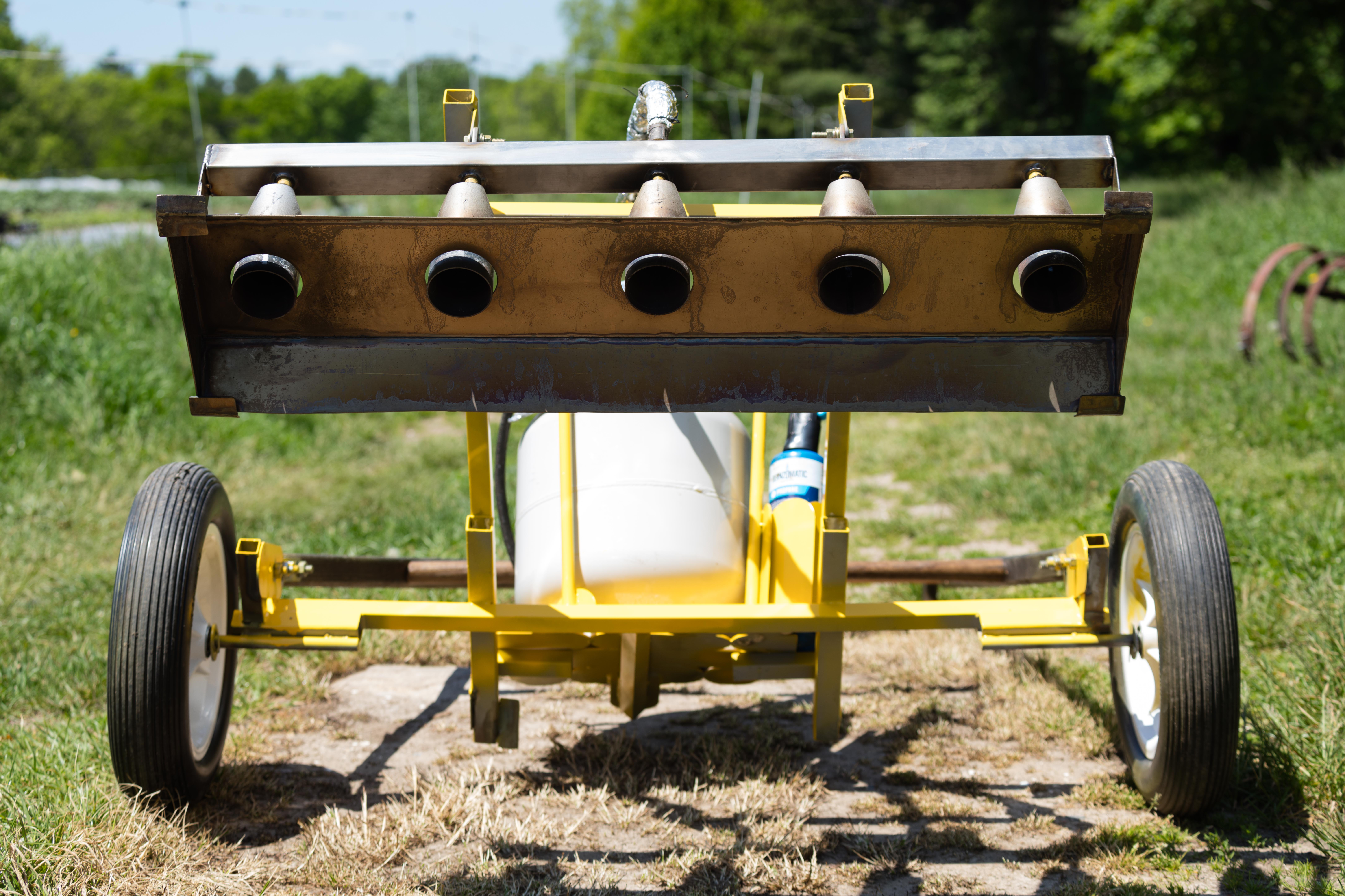 36" walk behind flame weeder Farm Hack