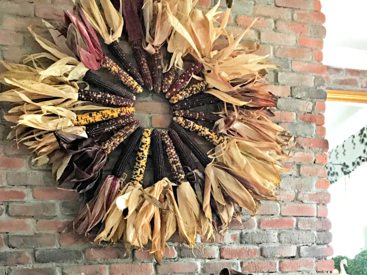 The Real Secret To Making An Indian Corn Wreath - Farmhouse 1820