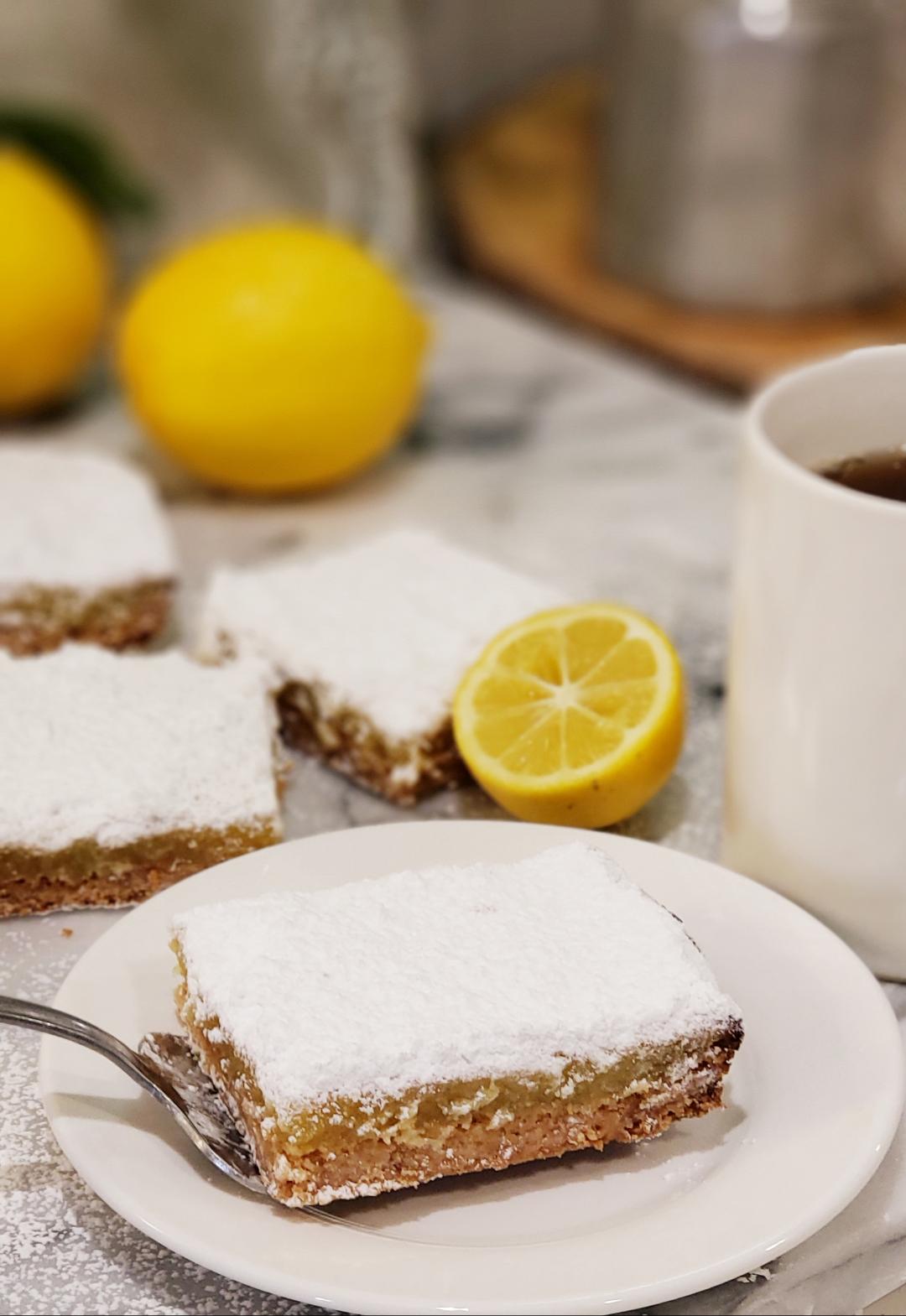 HOMEMADE LEMON BARS FARMHOUSE FUN