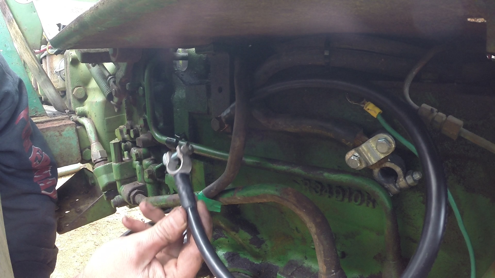 John Deere 3020 24v to 12v Conversion Farming Geeks