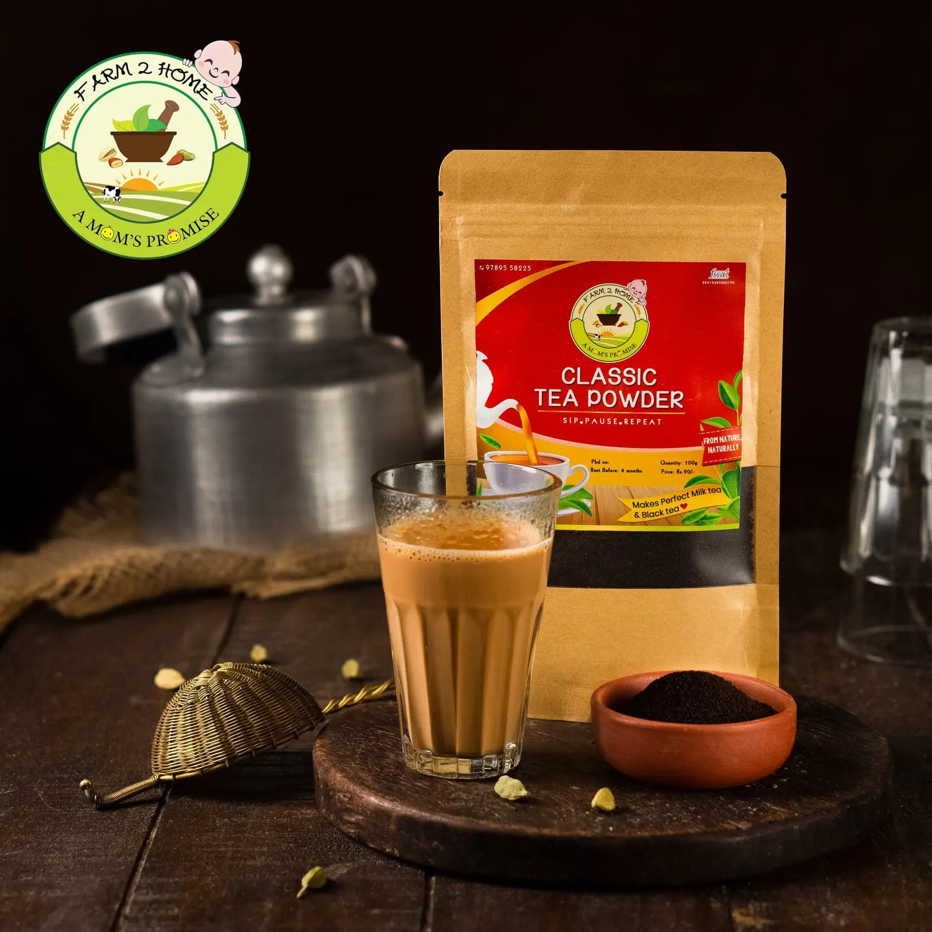 CLASSIC TEA POWDER (100g) Farm 2 Home