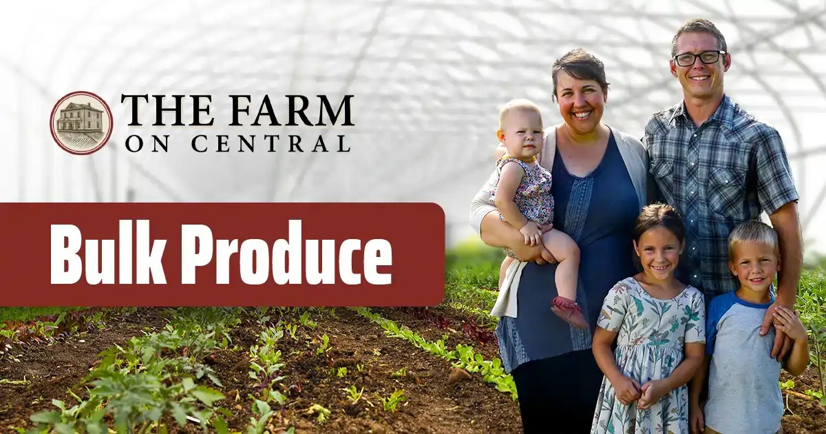 Bulk Produce Tomato, Corn, and Peach The Farm On Central