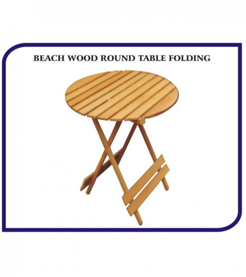 Coffee side table nest reclaimed wood and steel rustic industrial. Imported Beach Wood Folding Round Table Coffee Table Sale Price Buy Online In Pakistan Farosh Pk