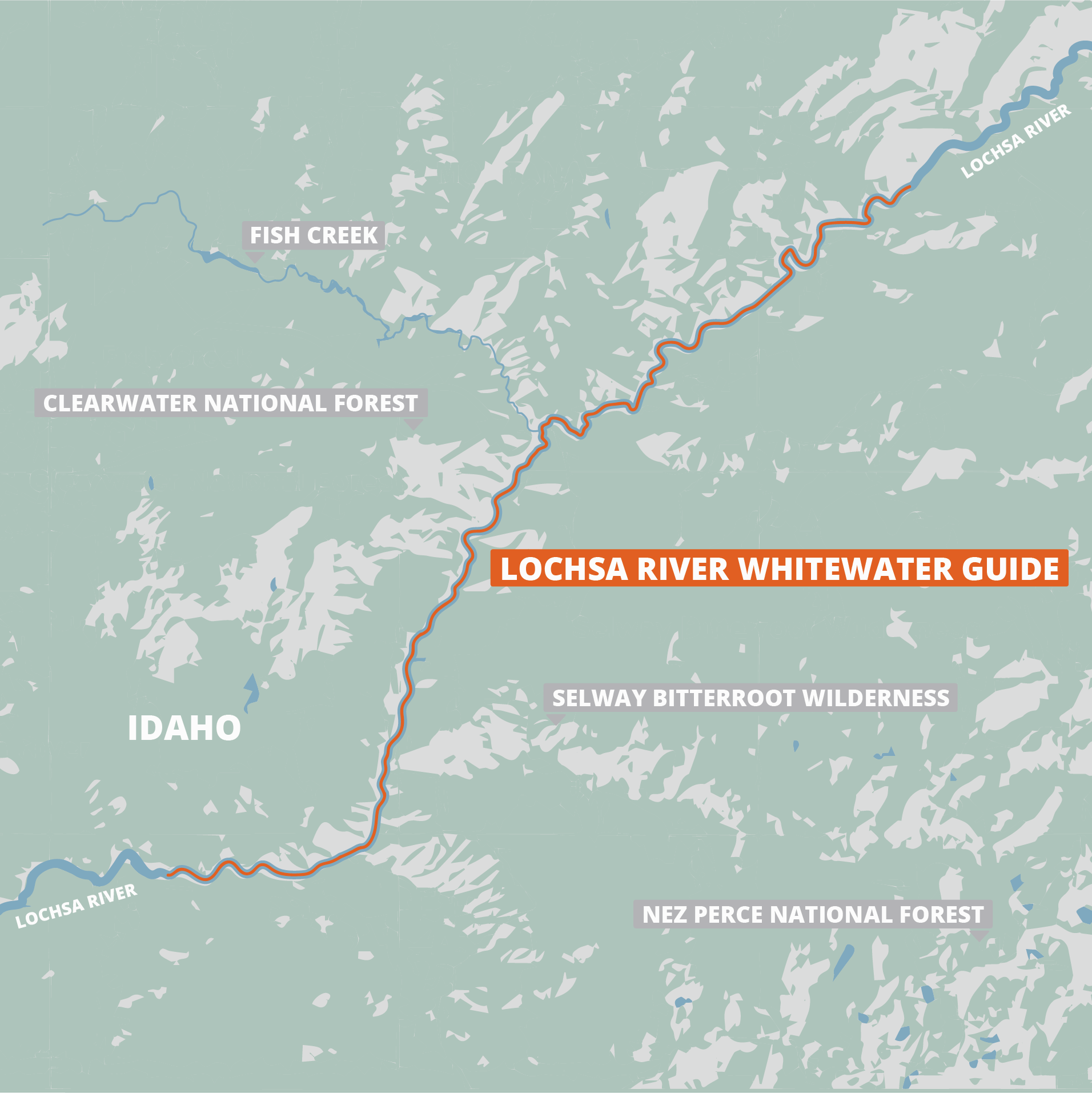 Lochsa River Whitewater Guide FarOut