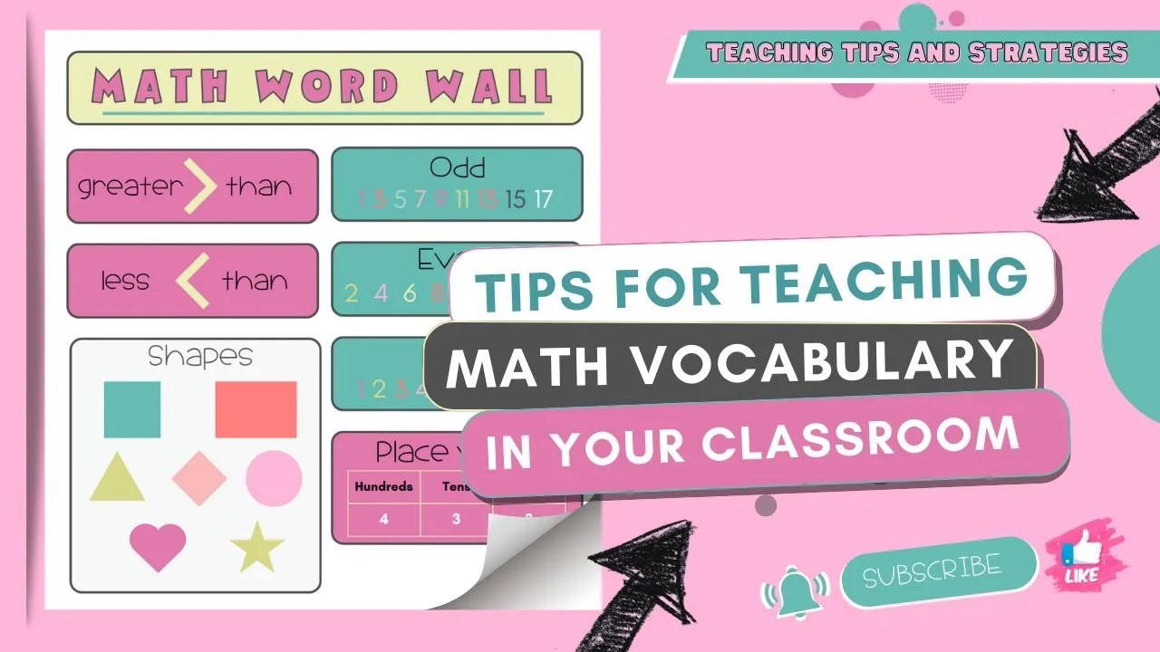 Teaching Math Vocabulary 4 Simple and Effective Strategies