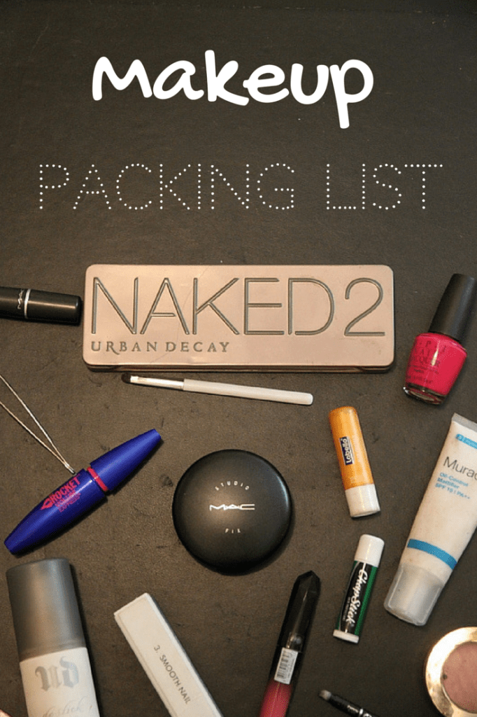 My Makeup Packing List Farsickness
