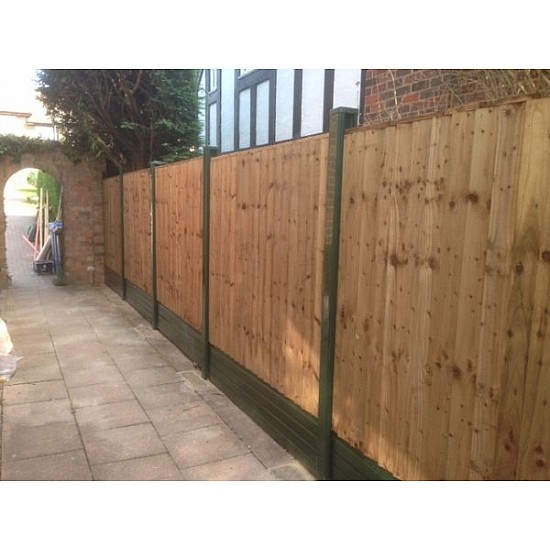 Plastic Fencing Panels Green Interlocking