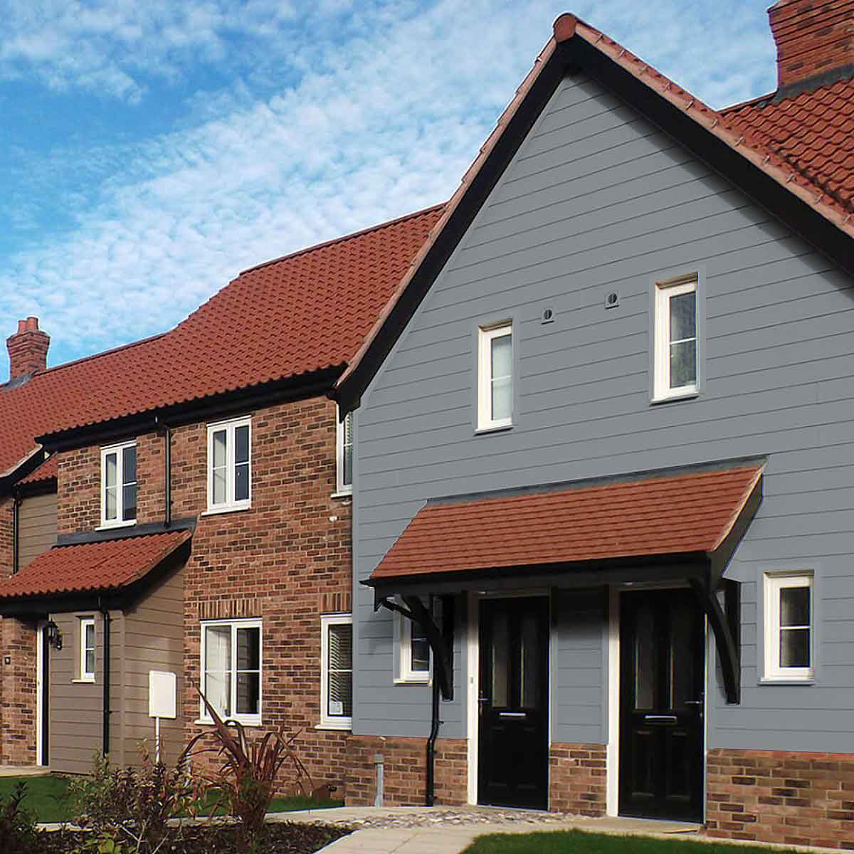 Storm Grey PVC Cladding Exterior Fortex