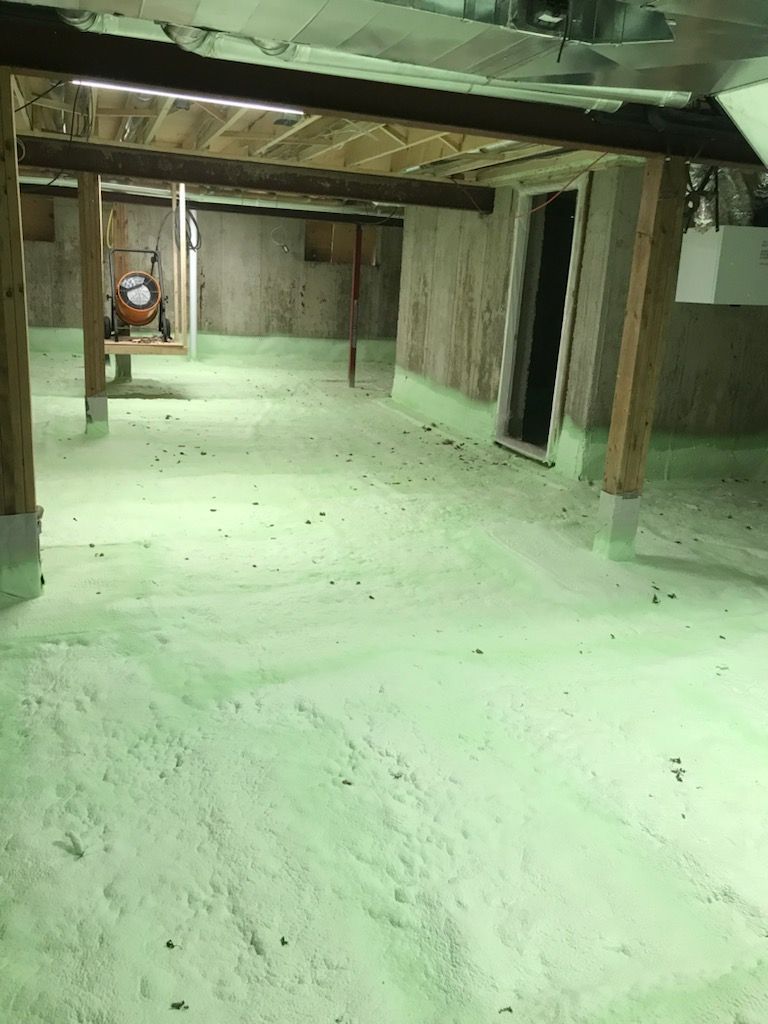 Underslab Spray Foam Insulation Fase Two Insulation