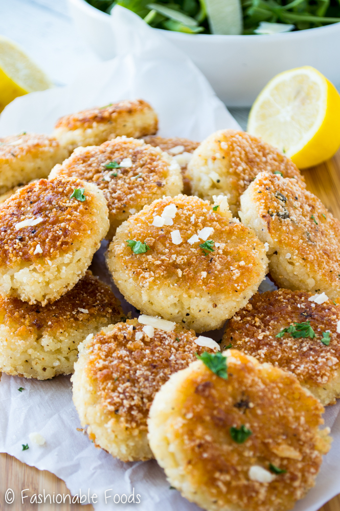 Risotto Cakes Fashionable Foods