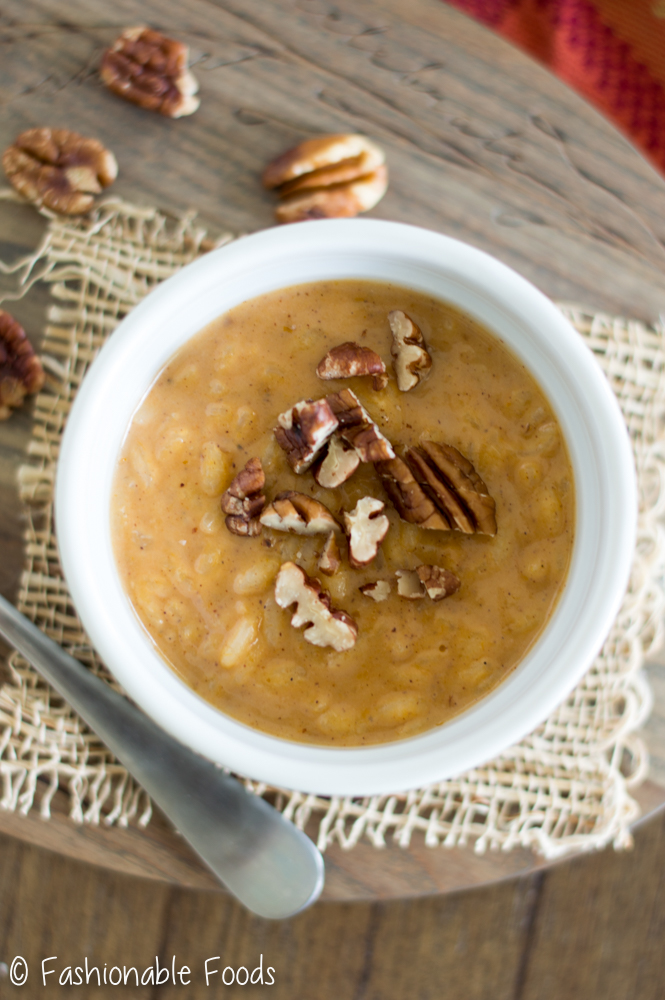 Pumpkin Risotto Rice Pudding