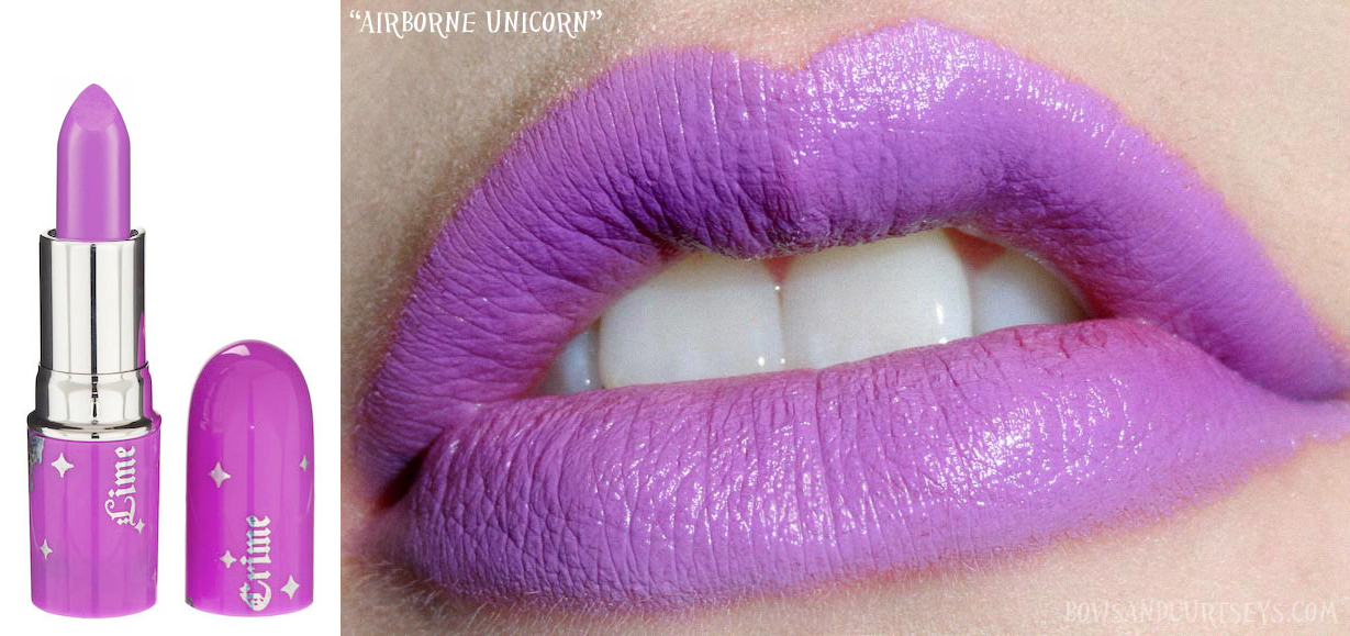 purple lipstick Fashion Never Sorry.