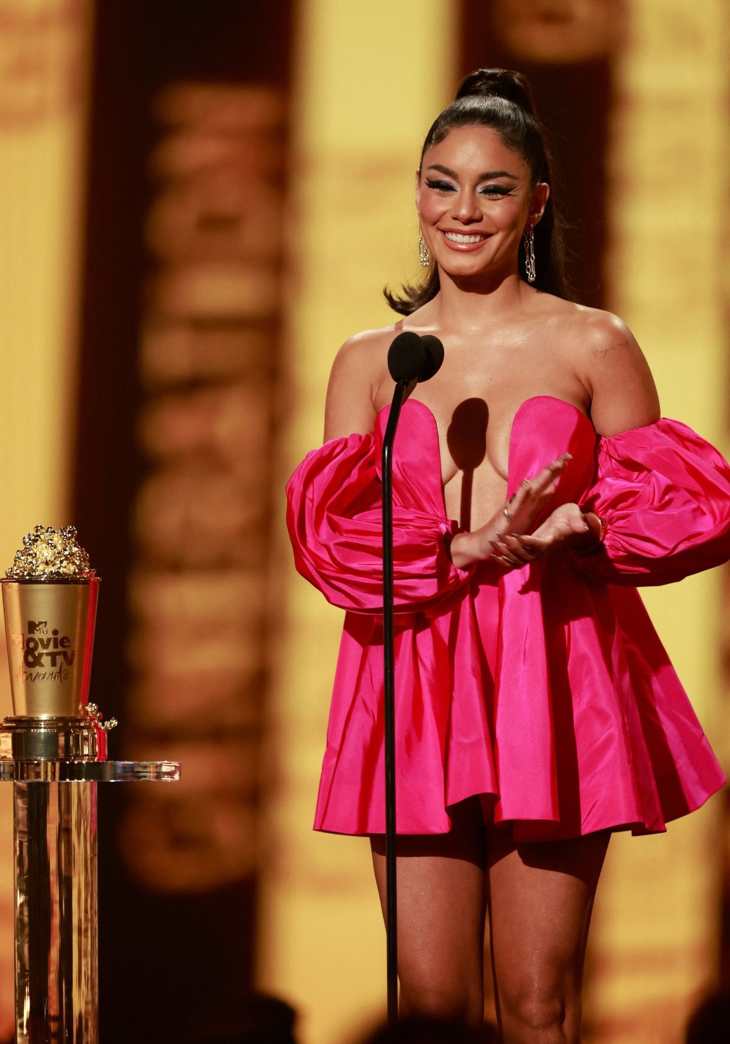 Vanessa Hudgens wore Valentino 2022 MTV Movie & TV Awards