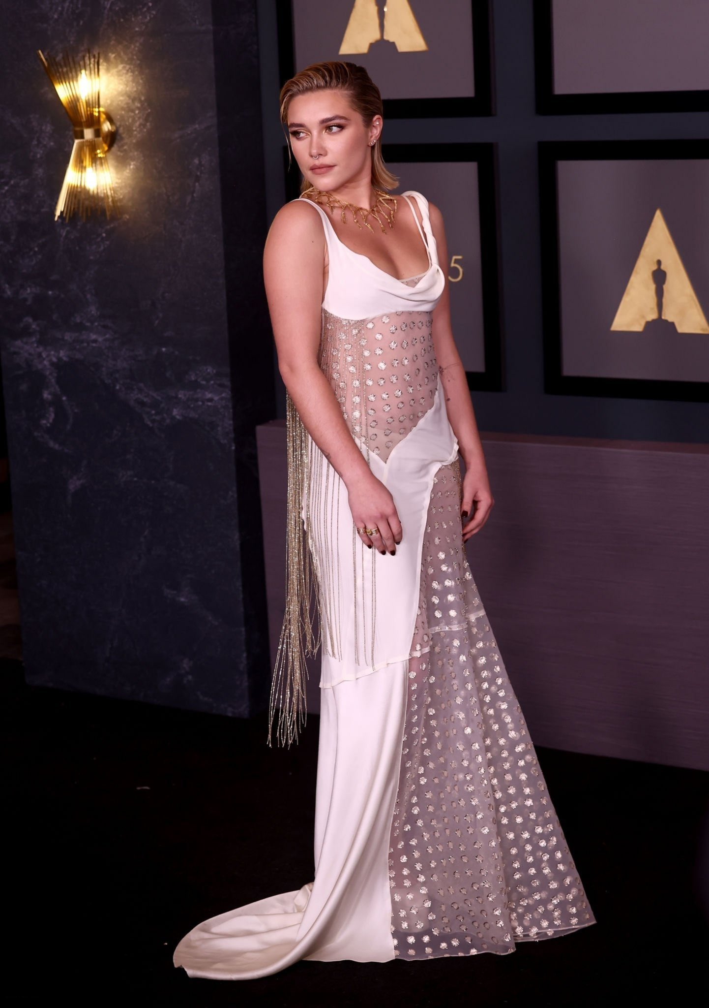 Florence Pugh wore Victoria Beckham at the Governors Awards 2022