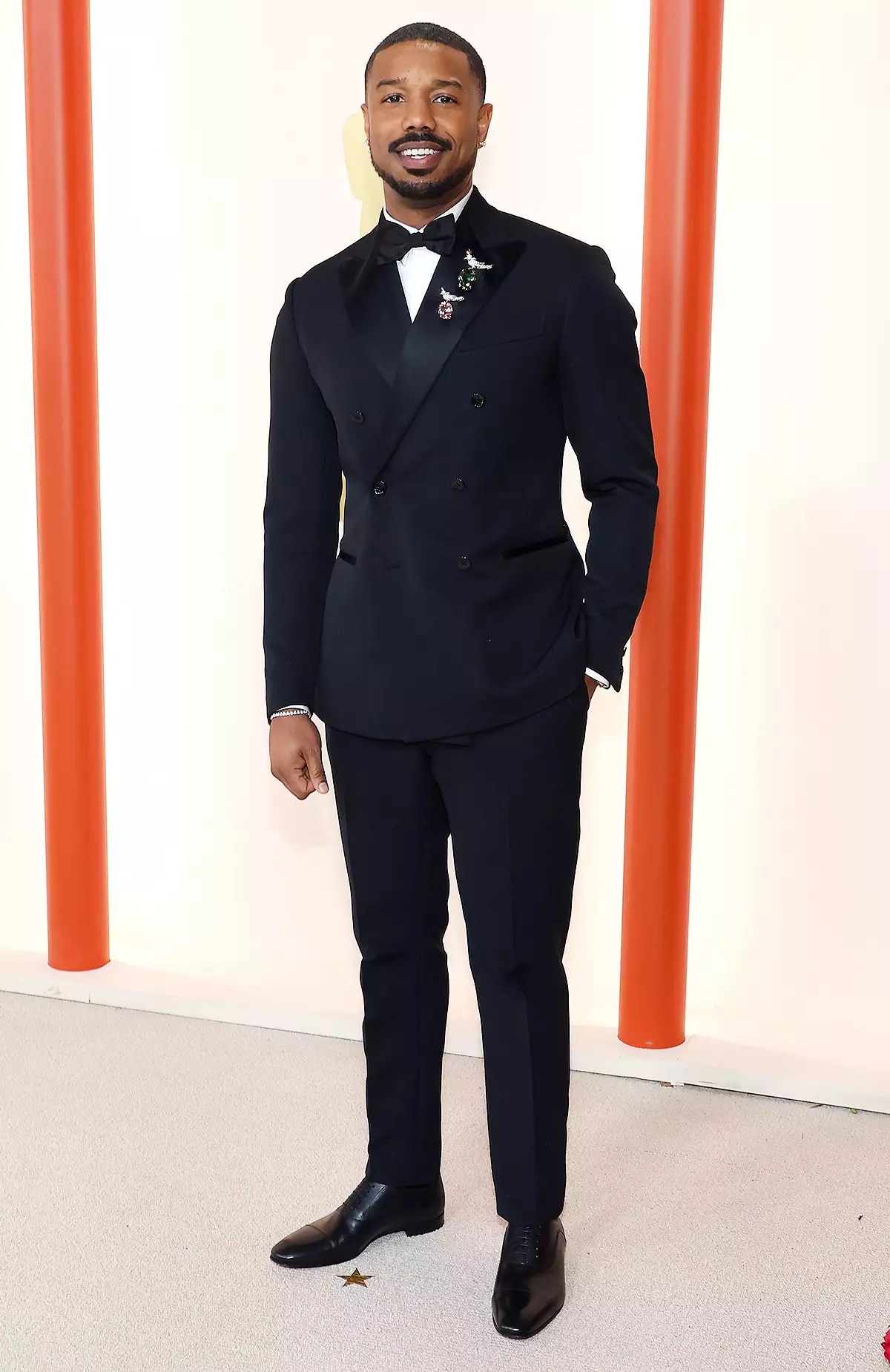Michael B. Jordan wore Louis Vuitton Oscars 2023 Red Carpet