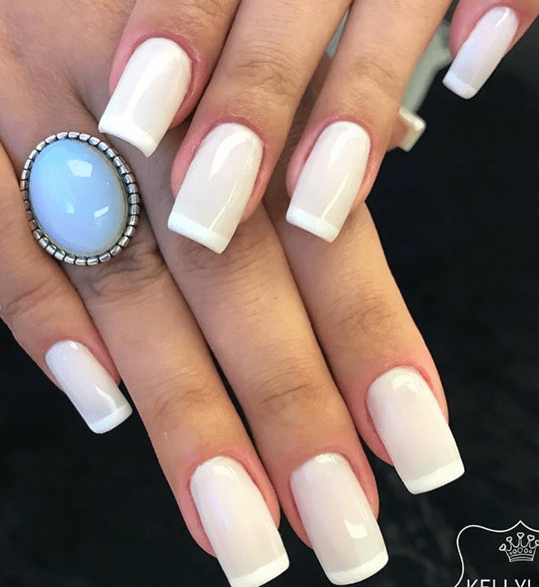 80+ Trendy White Acrylic Nails Designs Ideas To Try Page 30 of 82