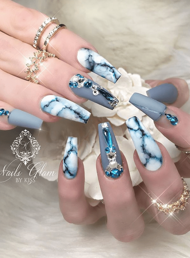 39 Chic Acrylic Gel Coffin Nails Design Ideas Page 24 of 39 Latest