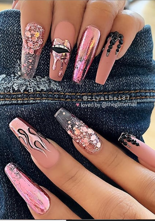39 Chic Acrylic Gel Coffin Nails Design Ideas Page 35 of 39 Latest