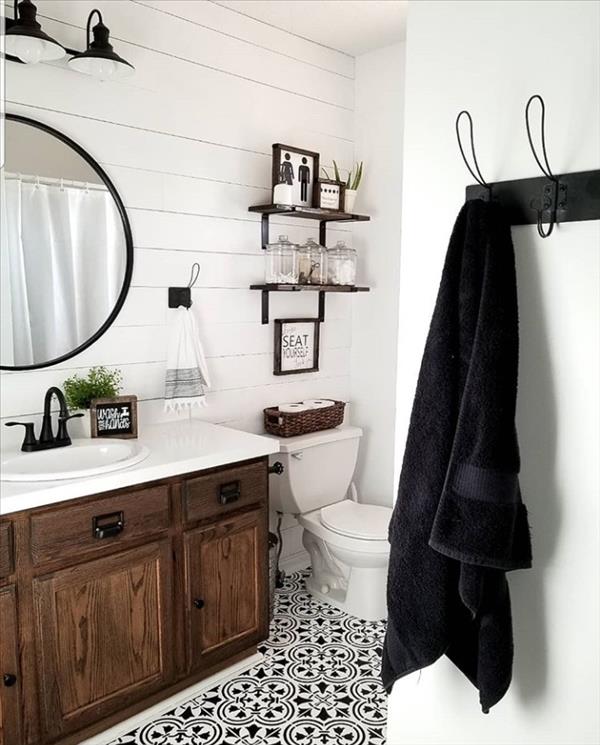 21 Brilliant Modern Bathroom Shelves Decor Ideas For Better Storage