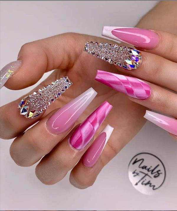 Summer Nail Designs 2023 Pink