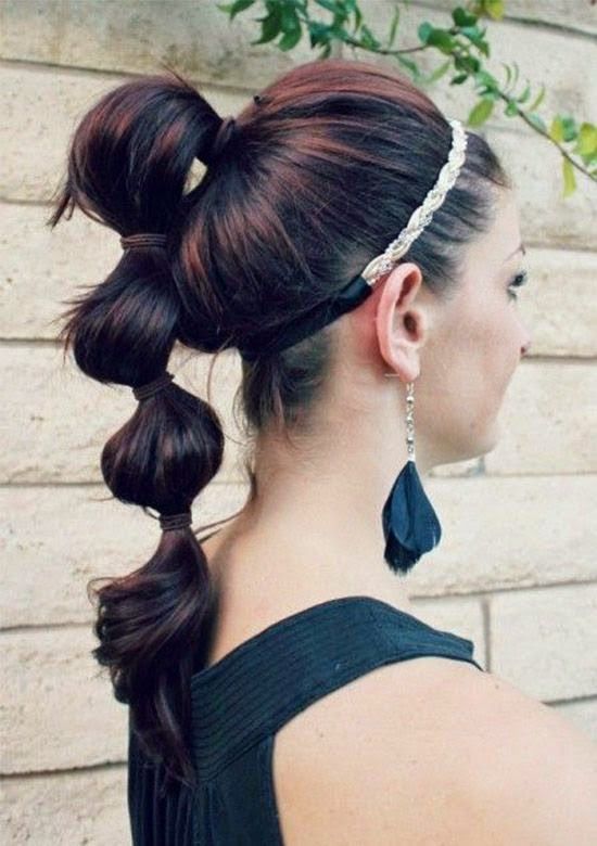 Sectioned Ponytail New Trend to Try