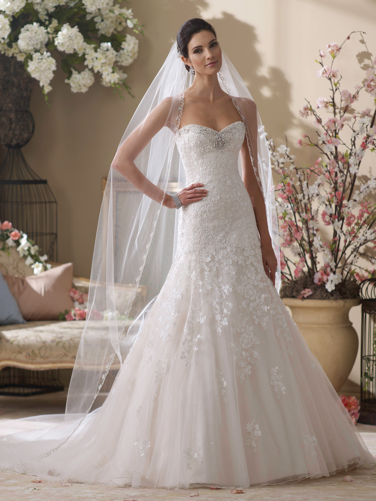 Wedding Gowns by David Tutera for Mon Cheri Fall 2014