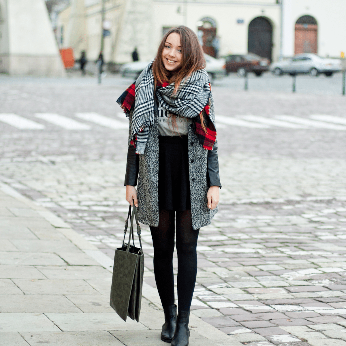 16 Stylish Ways to Wear a Skater Skirt This Winter