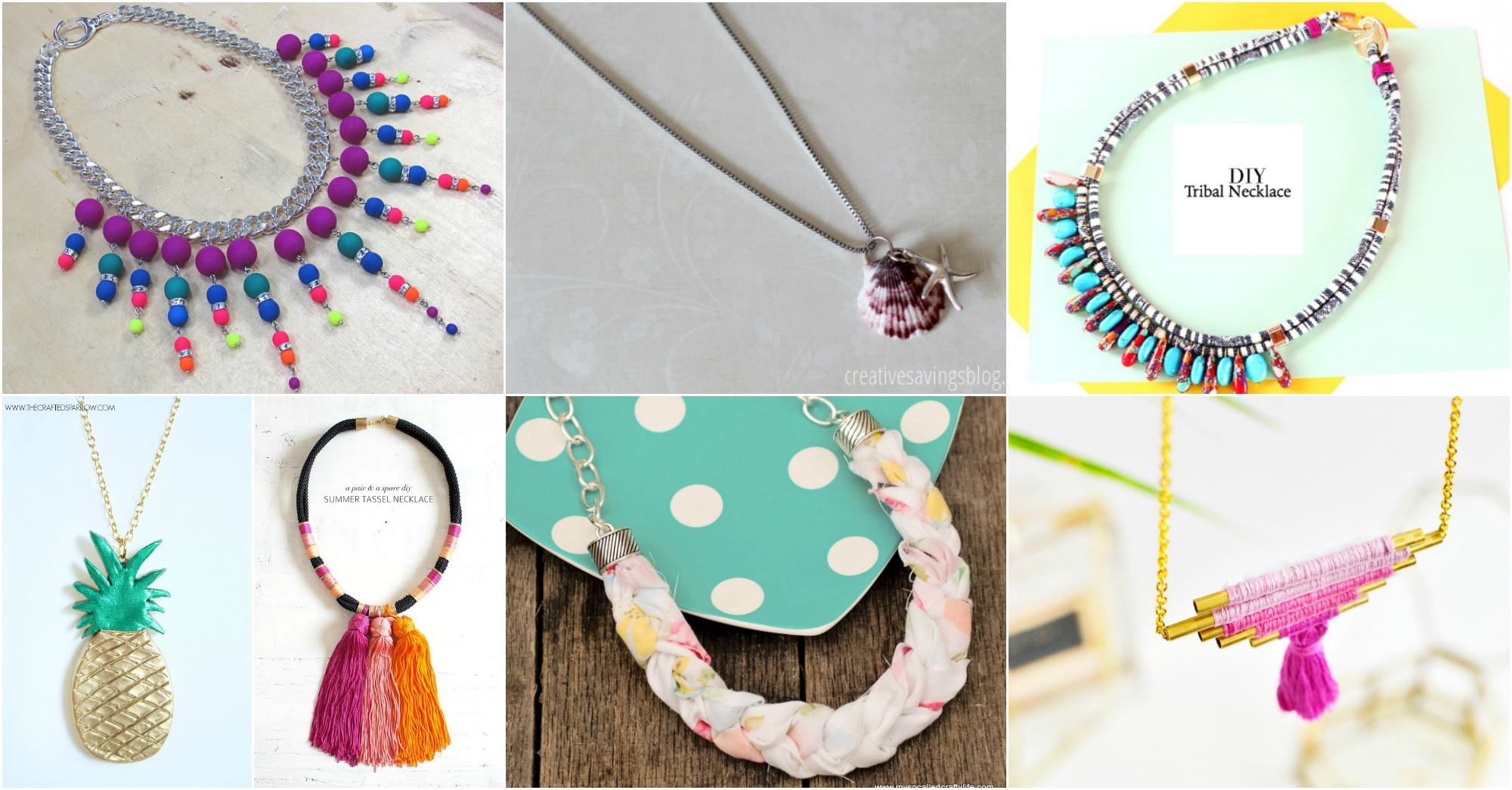 11 DIY Necklaces To Make Till The End Of The Summer