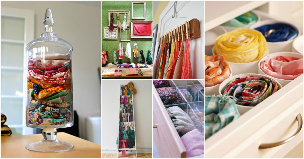 Brilliant Scarf Storage Ideas To Keep Your Collection Tidy