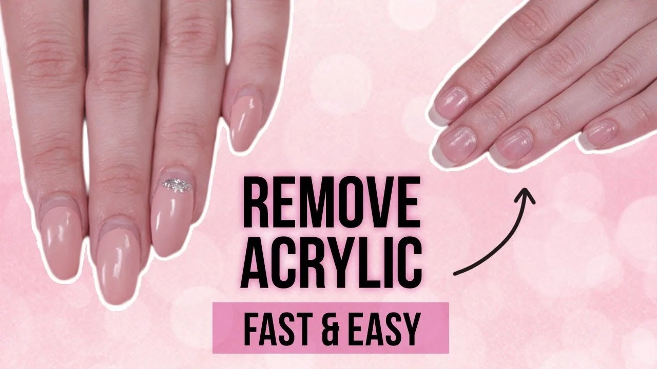 How to Remove Acrylic Nails Safely // fashiontipslive
