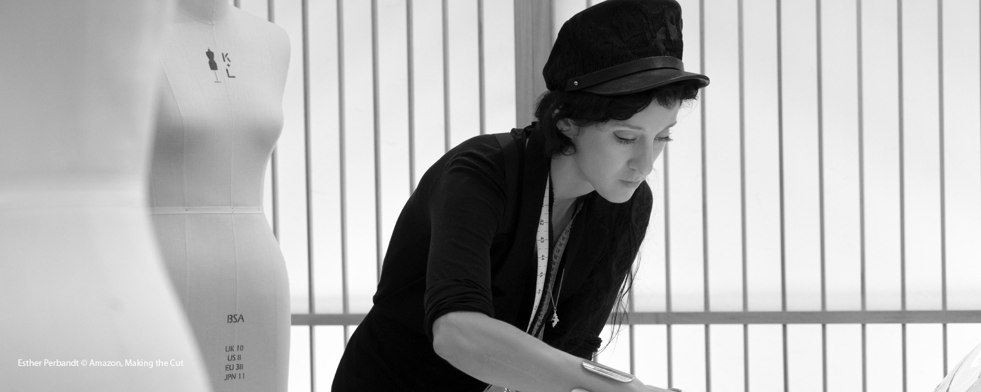 Esther Perbandt in the finale of “Making the Cut“ Berlin Fashion Week