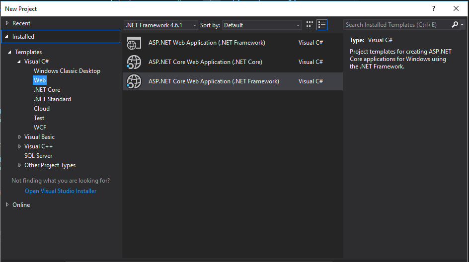 Implementing Authentication in an Core application using Azure