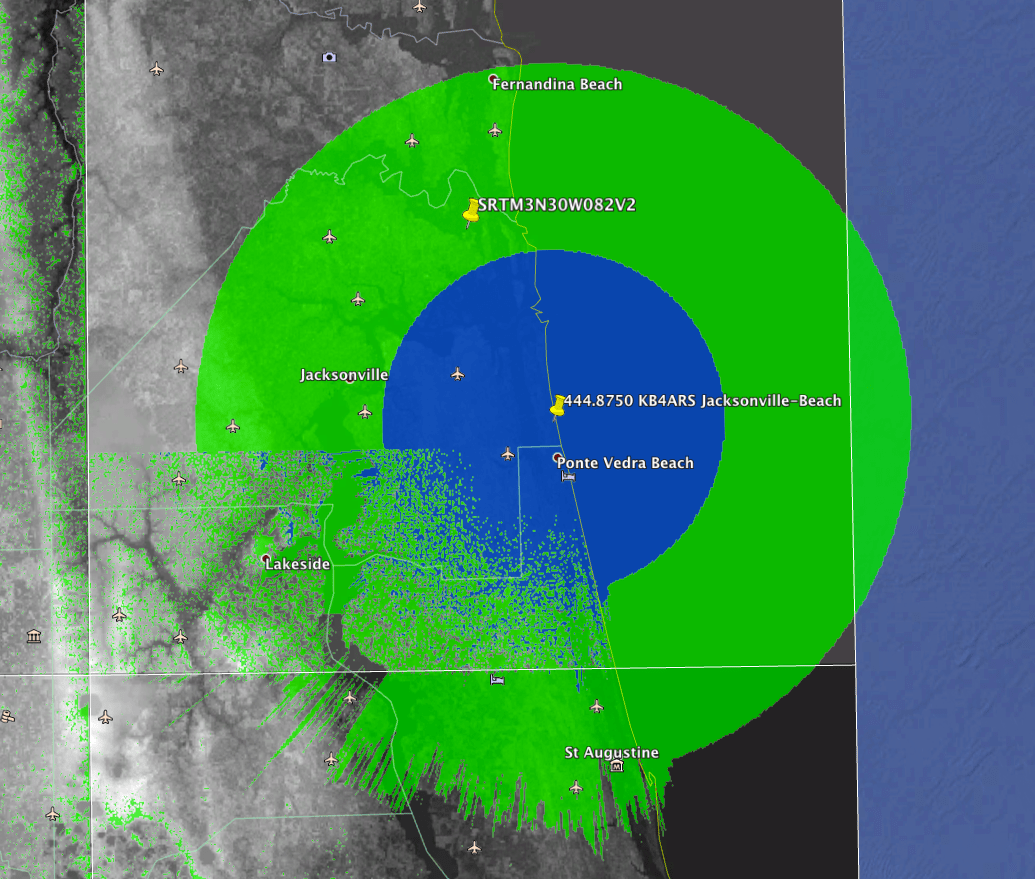 Modeling Repeaters in North Florida FASMA