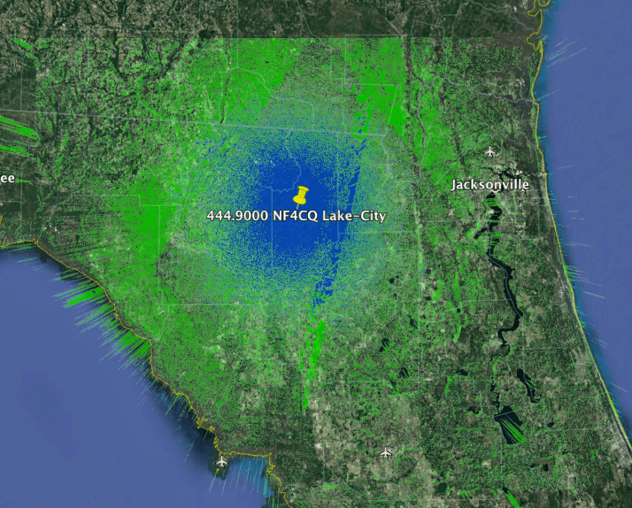 Modeling Repeaters in North Florida FASMA