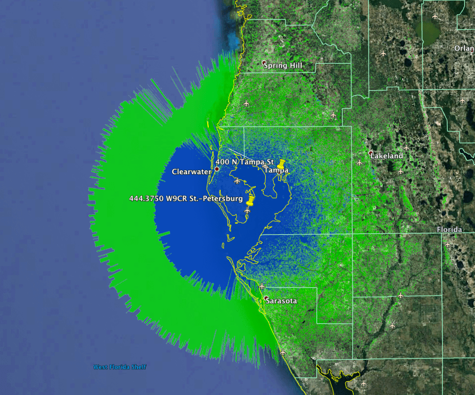Modeling Repeaters in North Florida FASMA