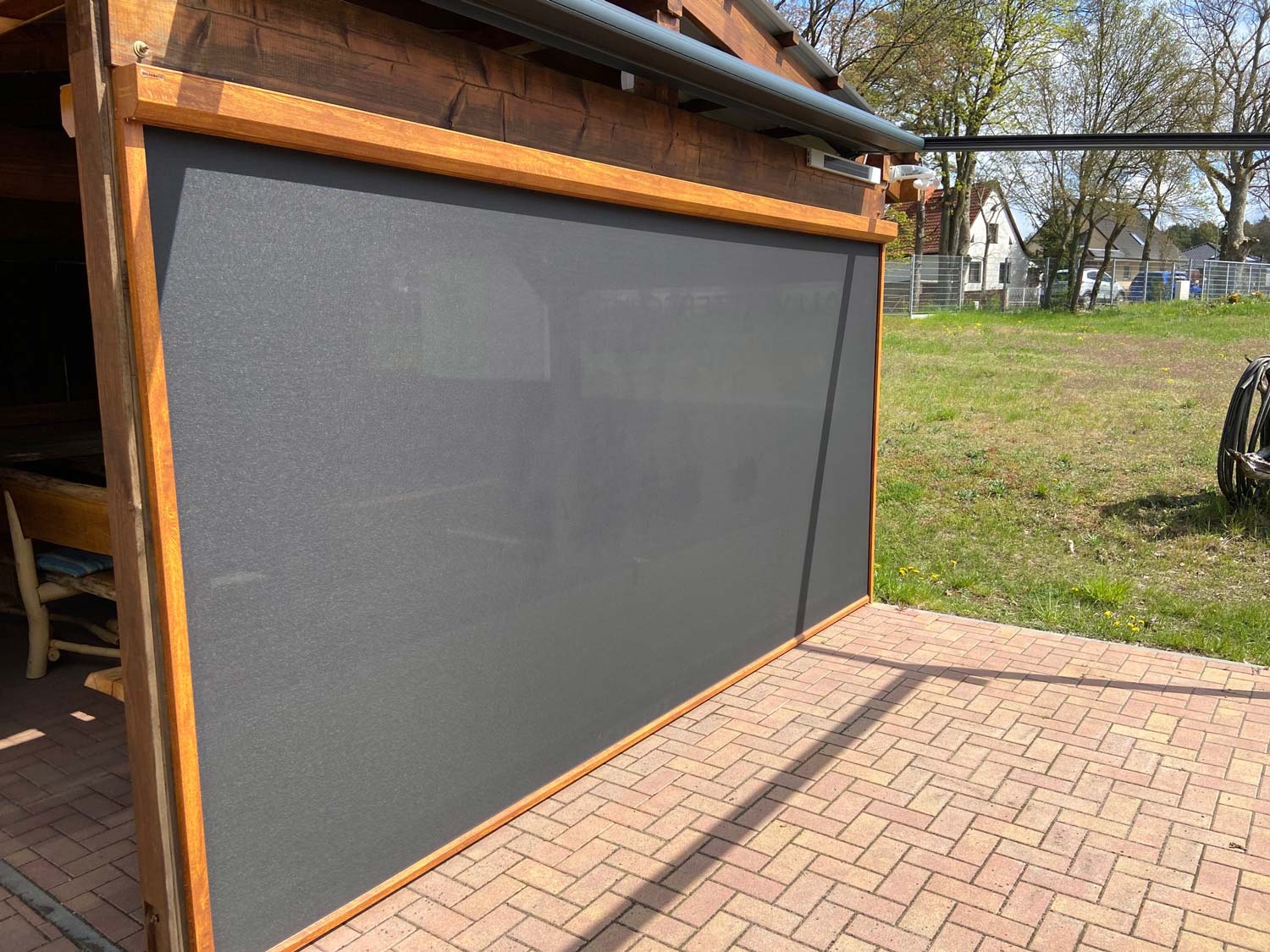 Windfeste ZipMarkisen direkt v. Hersteller bis 14 m Länge ab 379€