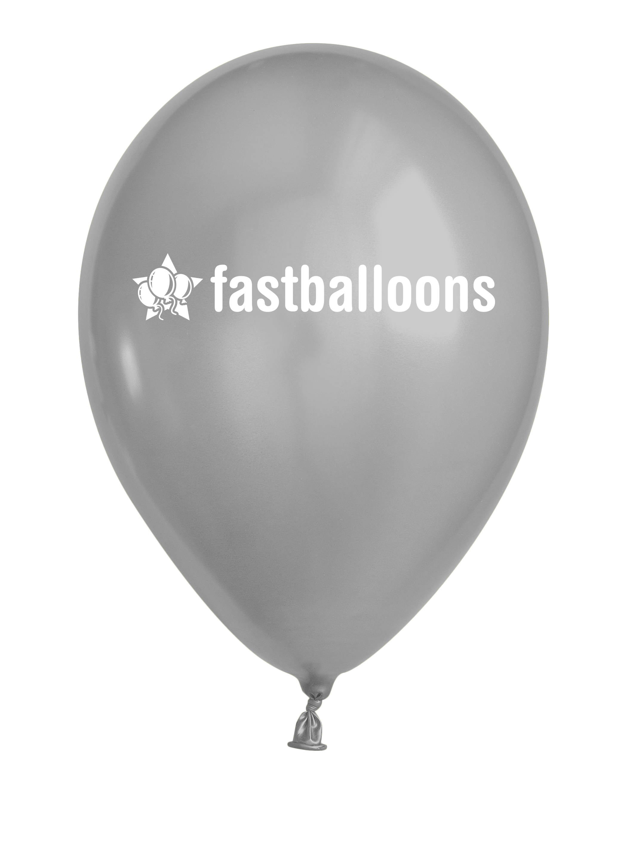 Metallic Silver Balloons Promotional Helium Balloons Fast Balloons