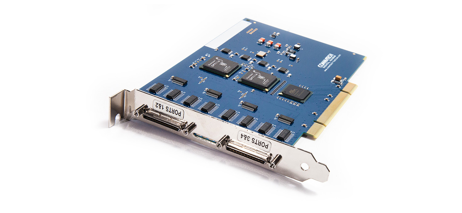 SuperFSCC/4LVDS Synchronous Serial Communications Card