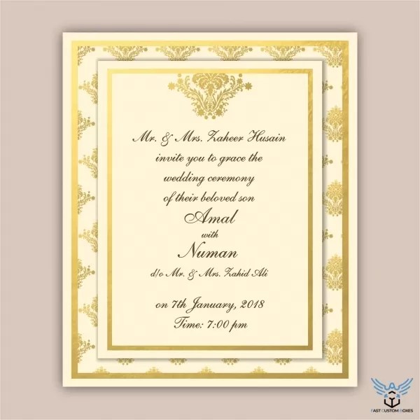 Custom Wedding Cards Personalised Wedding Cards