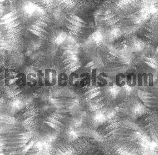 CUSTOM BRUSHED ALUMINUM DECALS and STICKERS