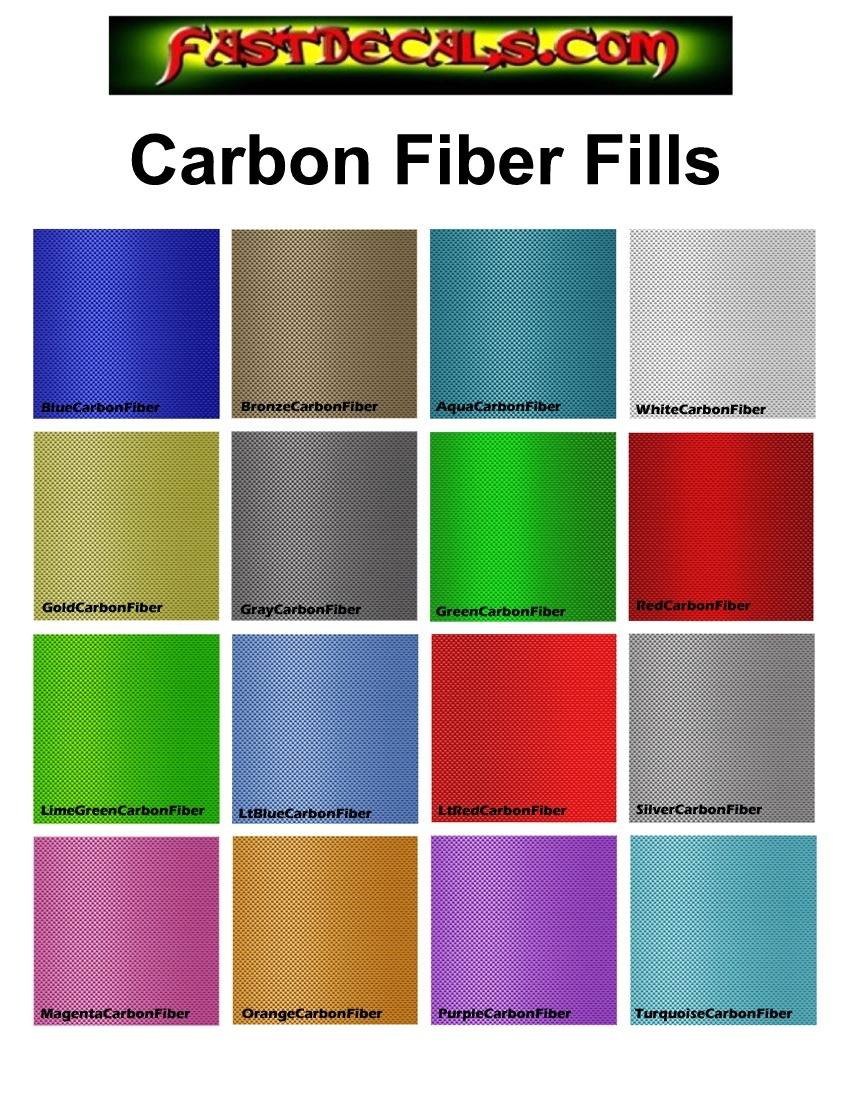 CUSTOM CARBON FIBER DECALS and STICKERS