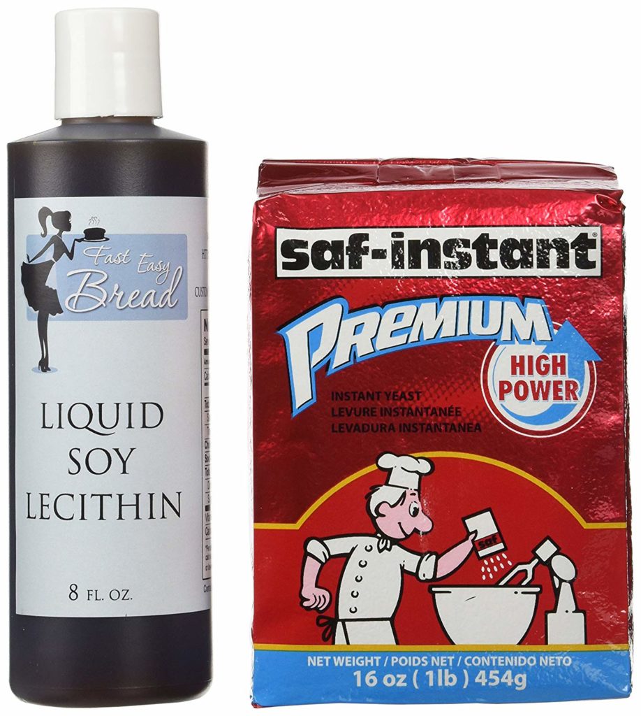 Homemade Bread Bundle Premium Instant Yeast and Liquid Soy Lecithin