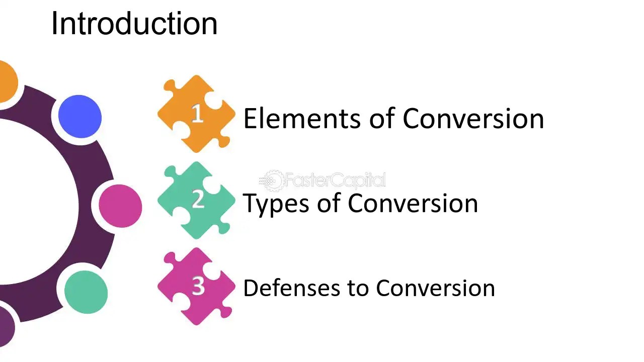 Conversion: Conversion in Tort Law: Unlawful Control of Personal