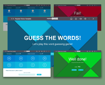 Adobe Captivate Templates, Games And Characters