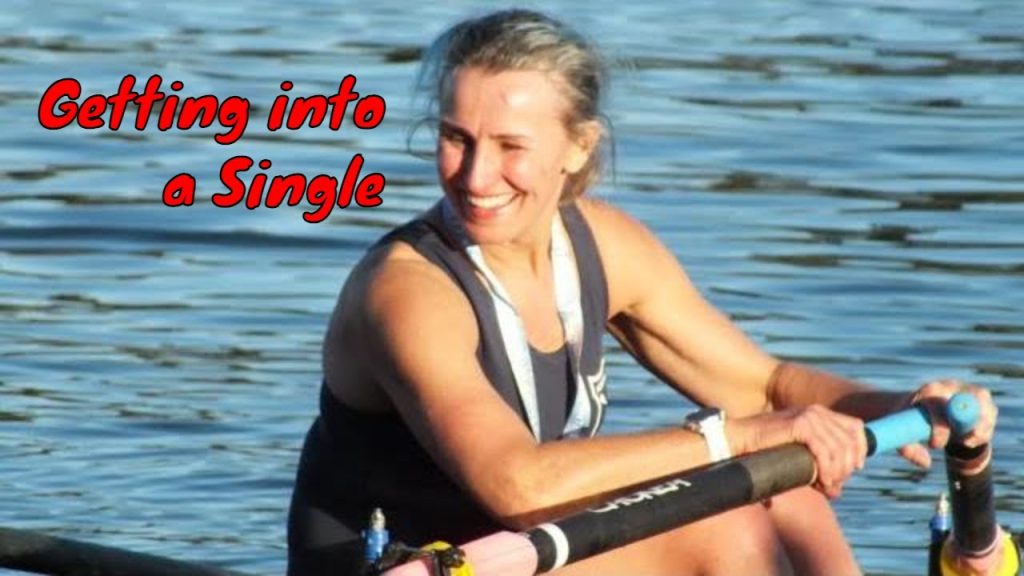 Getting in and out of a single scull Faster Masters Rowing™