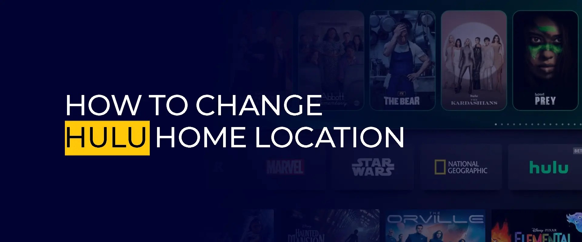 Astuce de localisation Hulu Comment changer l'emplacement de la