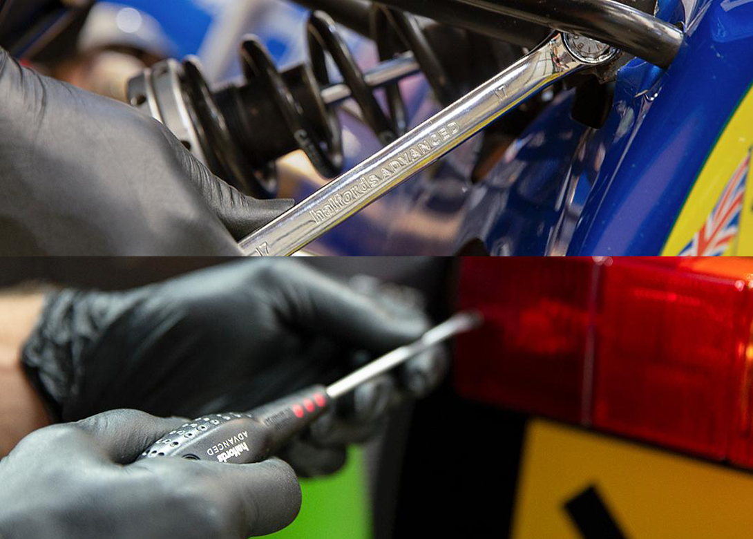 Hand tools for Caterham race series Fastener + Fixing Technology