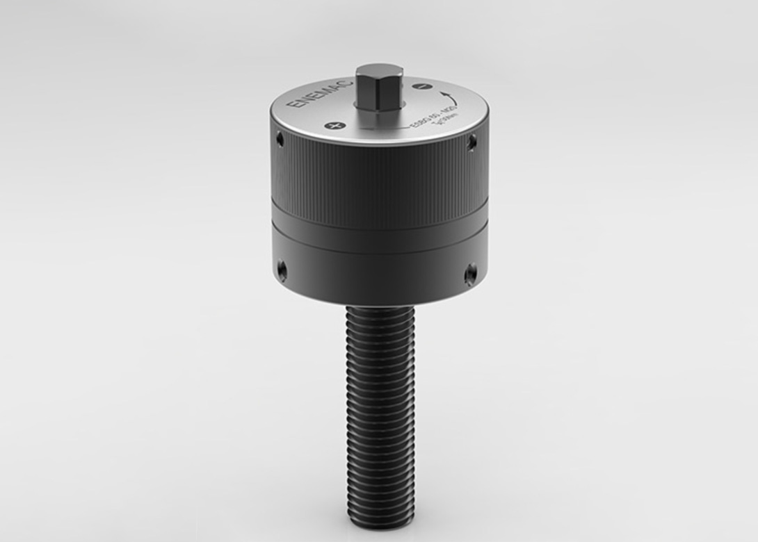 Mechanical clamping nut with integrated threaded bolt Fastener