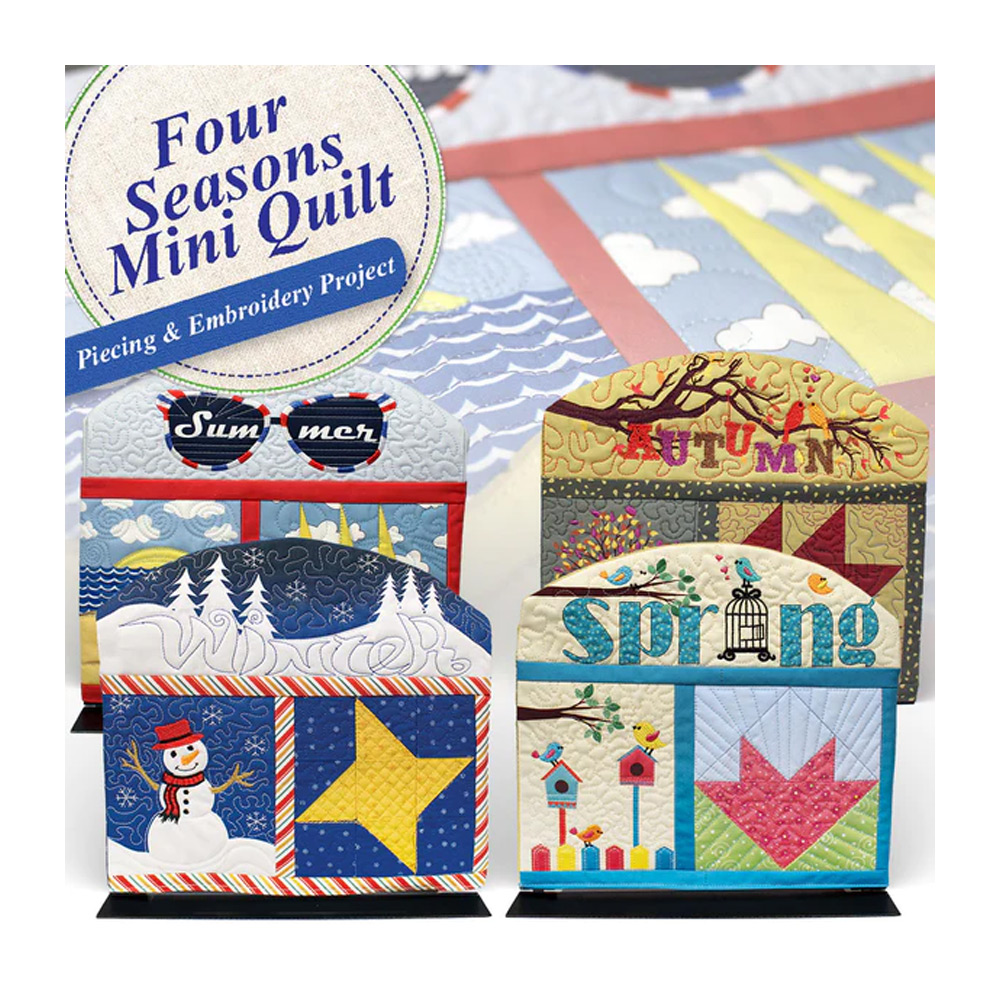 Four Seasons Mini Quilt™ PDF Instructions & Embroidery Design